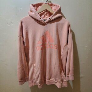 Women's Pink Adidas Pullover Sweater